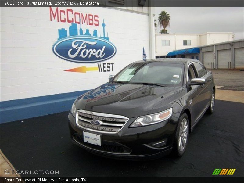 Ebony Black / Light Stone 2011 Ford Taurus Limited