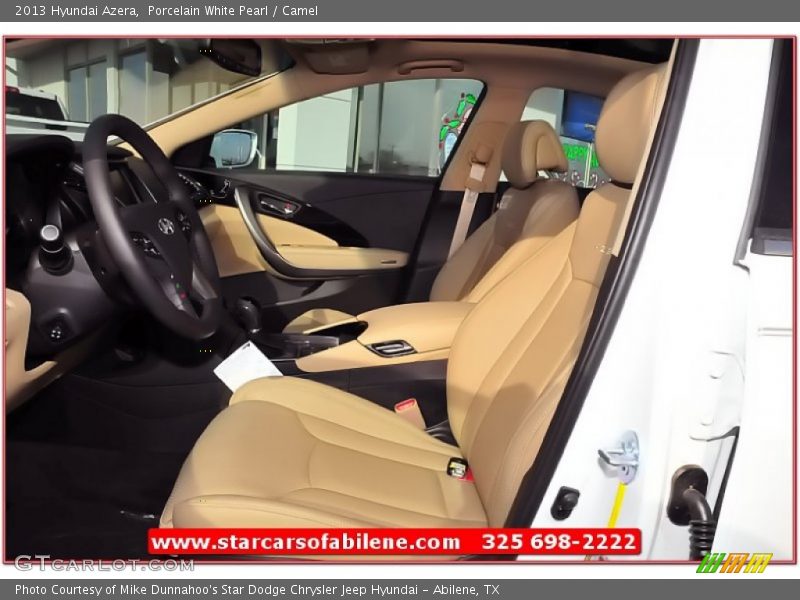 Porcelain White Pearl / Camel 2013 Hyundai Azera