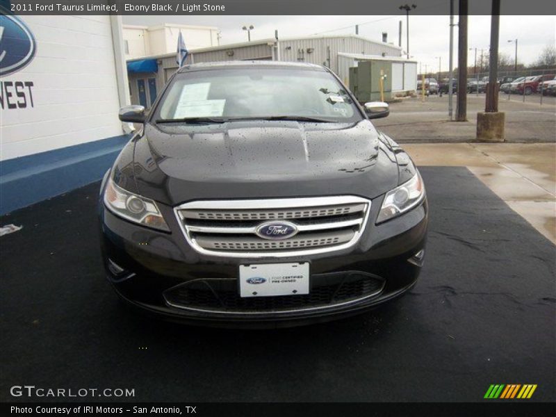 Ebony Black / Light Stone 2011 Ford Taurus Limited
