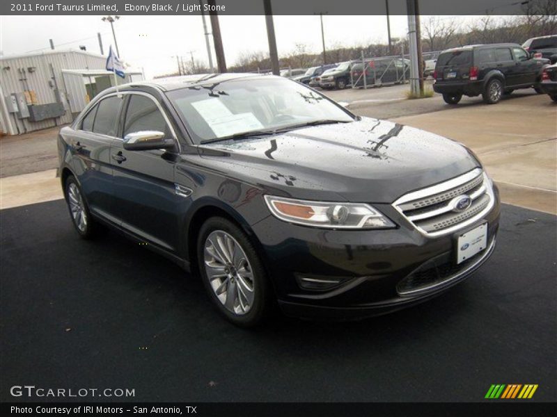 Ebony Black / Light Stone 2011 Ford Taurus Limited