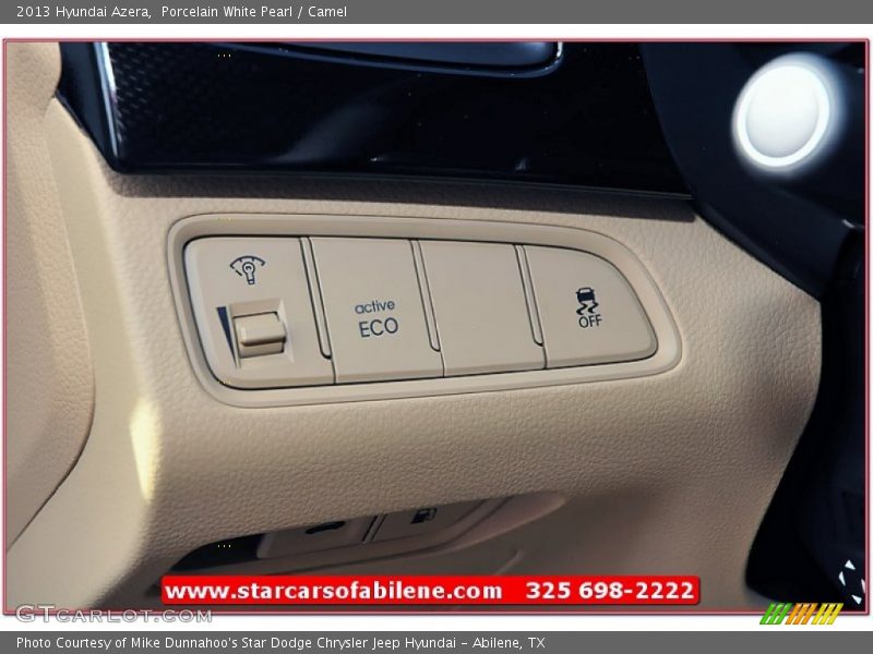 Porcelain White Pearl / Camel 2013 Hyundai Azera