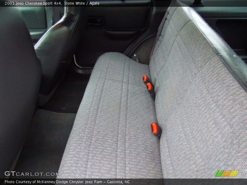 Stone White / Agate 2001 Jeep Cherokee Sport 4x4