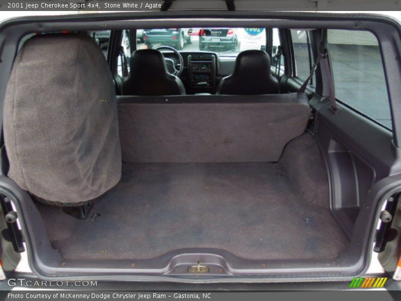 Stone White / Agate 2001 Jeep Cherokee Sport 4x4