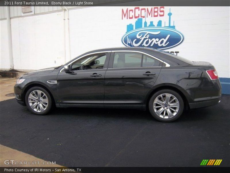Ebony Black / Light Stone 2011 Ford Taurus Limited