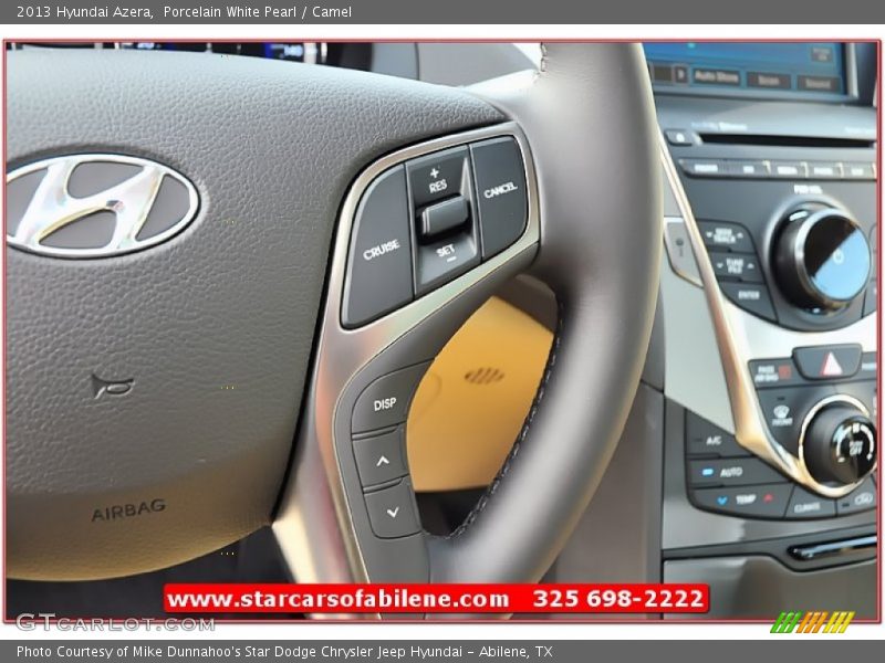 Porcelain White Pearl / Camel 2013 Hyundai Azera