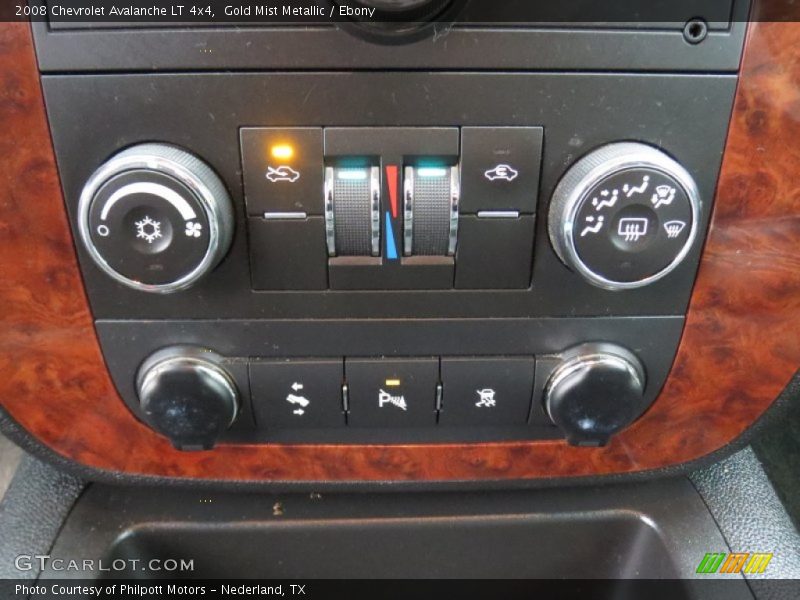 Gold Mist Metallic / Ebony 2008 Chevrolet Avalanche LT 4x4