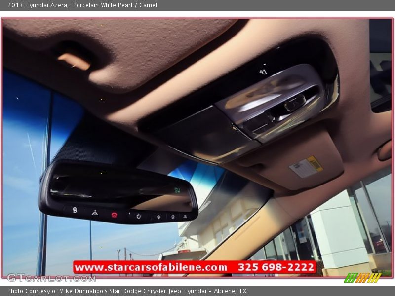 Porcelain White Pearl / Camel 2013 Hyundai Azera