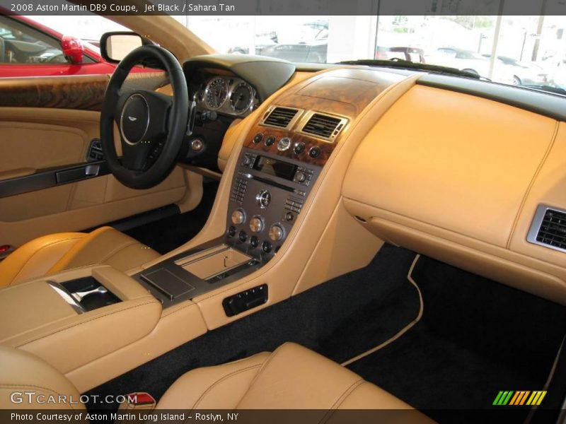 Jet Black / Sahara Tan 2008 Aston Martin DB9 Coupe