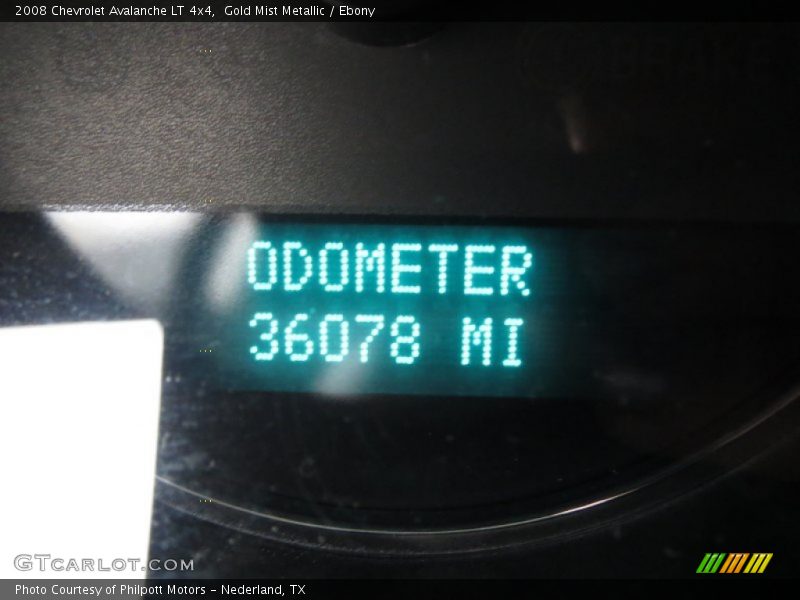 Gold Mist Metallic / Ebony 2008 Chevrolet Avalanche LT 4x4
