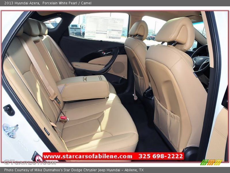 Porcelain White Pearl / Camel 2013 Hyundai Azera