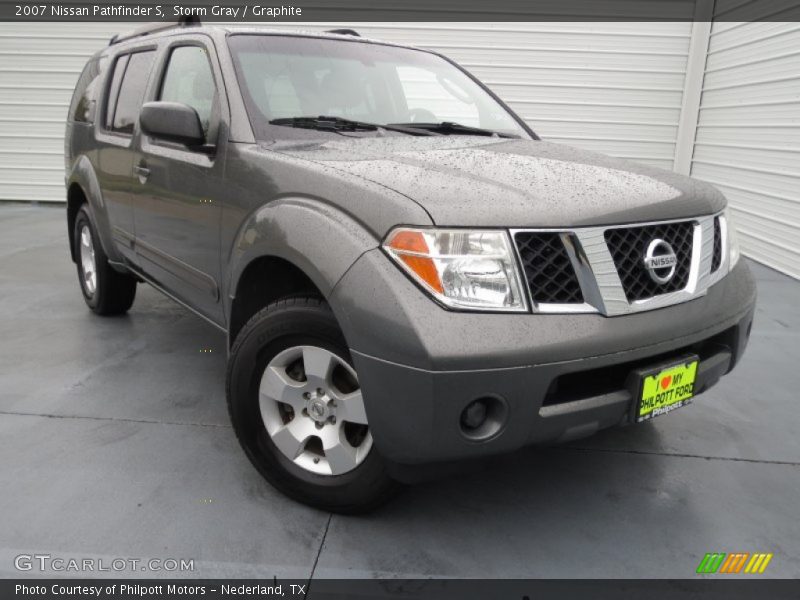 Storm Gray / Graphite 2007 Nissan Pathfinder S