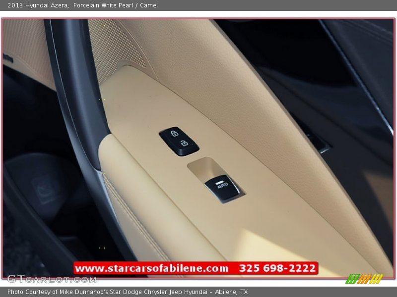 Porcelain White Pearl / Camel 2013 Hyundai Azera