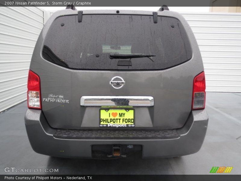 Storm Gray / Graphite 2007 Nissan Pathfinder S