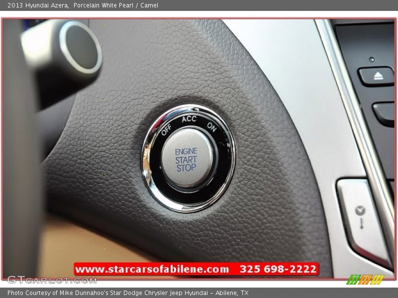 Porcelain White Pearl / Camel 2013 Hyundai Azera