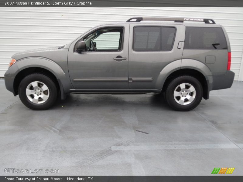 Storm Gray / Graphite 2007 Nissan Pathfinder S