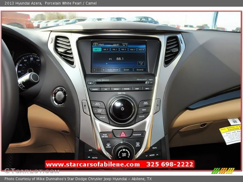 Porcelain White Pearl / Camel 2013 Hyundai Azera