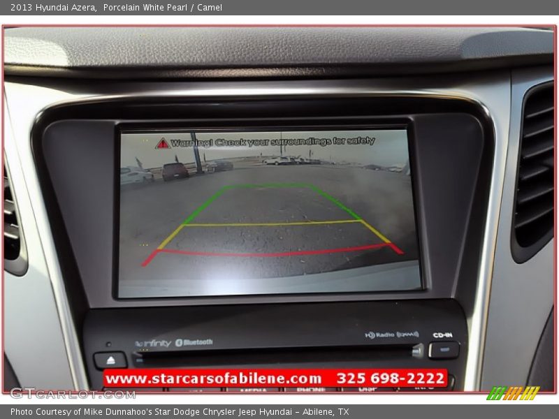 Porcelain White Pearl / Camel 2013 Hyundai Azera