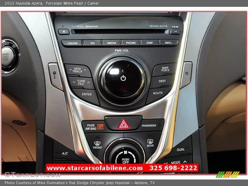 Porcelain White Pearl / Camel 2013 Hyundai Azera