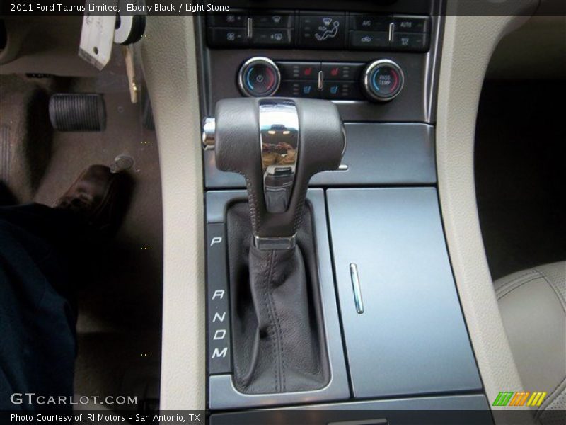 Ebony Black / Light Stone 2011 Ford Taurus Limited
