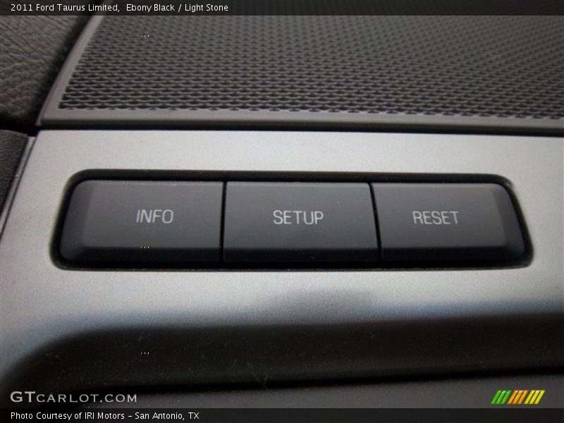 Ebony Black / Light Stone 2011 Ford Taurus Limited