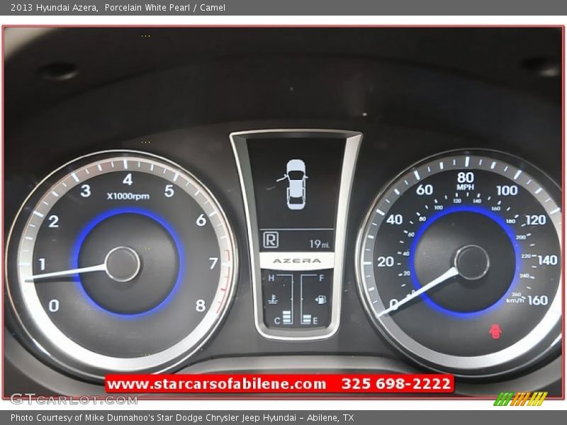 Porcelain White Pearl / Camel 2013 Hyundai Azera