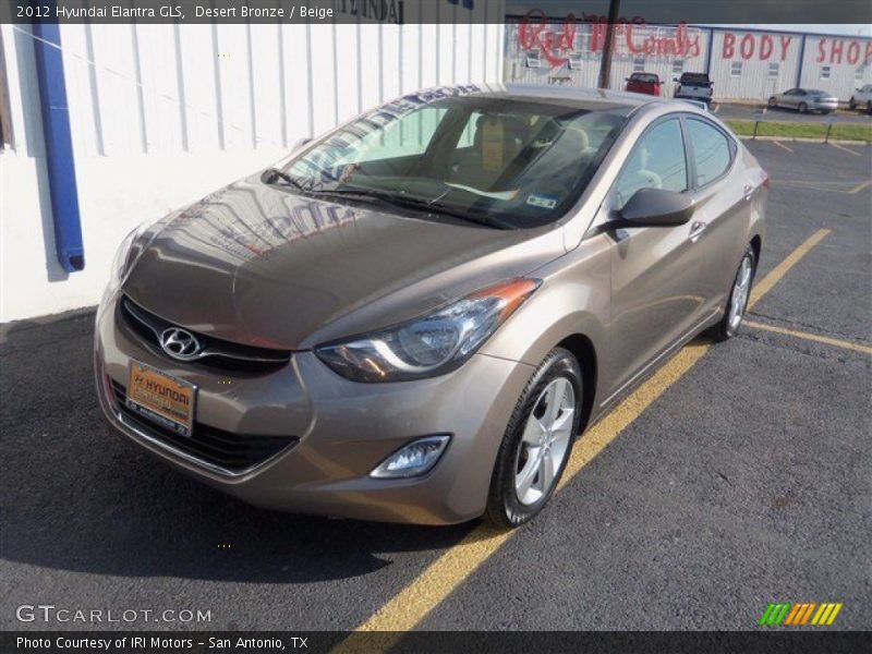 Desert Bronze / Beige 2012 Hyundai Elantra GLS