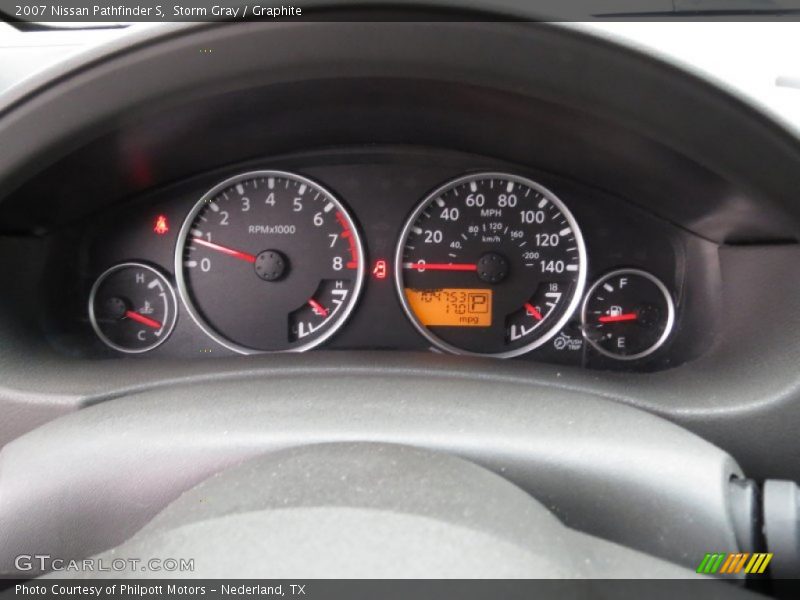 Storm Gray / Graphite 2007 Nissan Pathfinder S