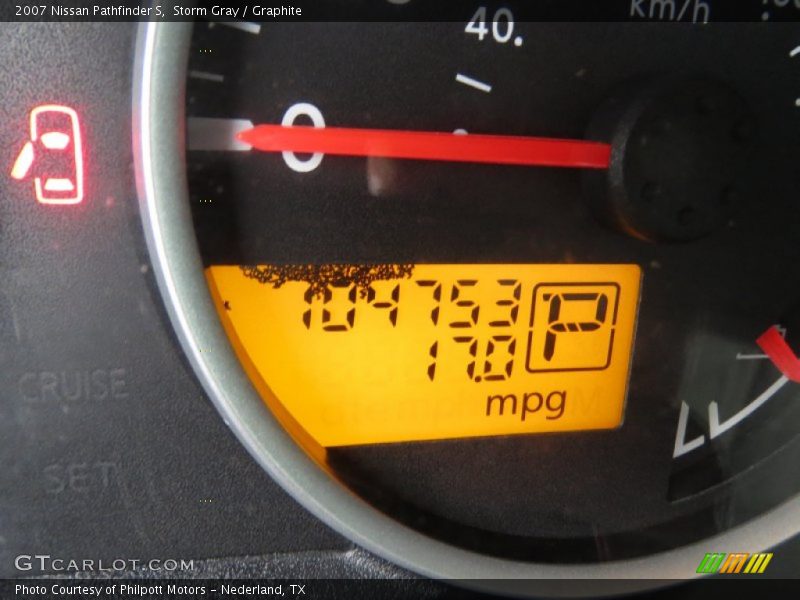 Storm Gray / Graphite 2007 Nissan Pathfinder S