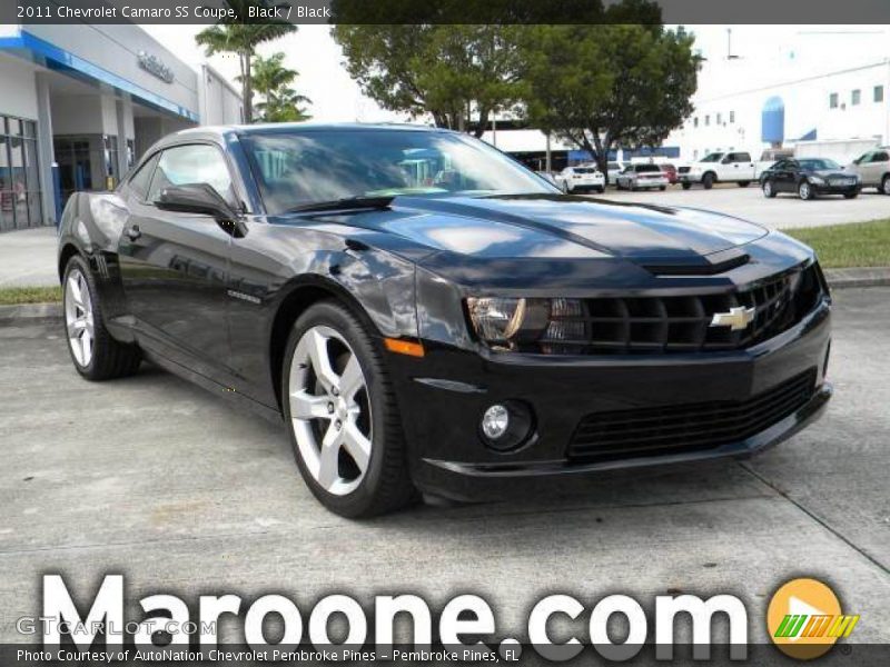 Black / Black 2011 Chevrolet Camaro SS Coupe