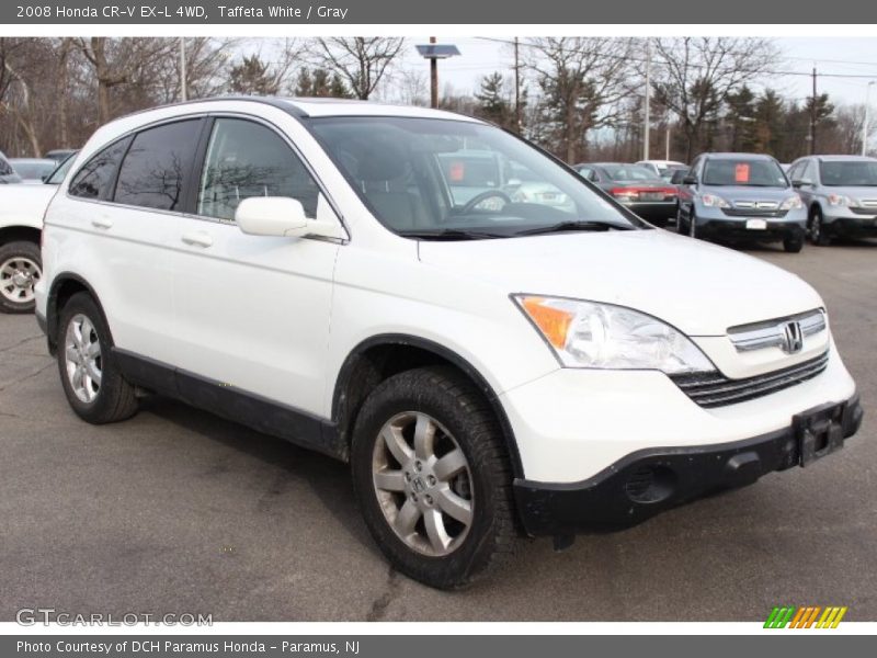 Taffeta White / Gray 2008 Honda CR-V EX-L 4WD