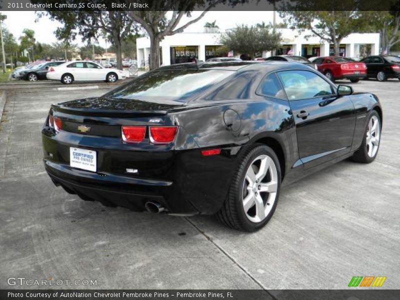 Black / Black 2011 Chevrolet Camaro SS Coupe
