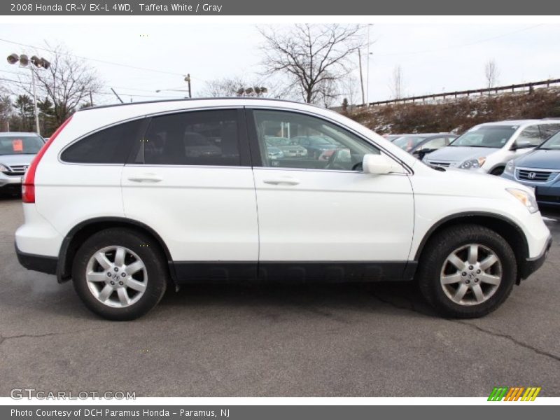 Taffeta White / Gray 2008 Honda CR-V EX-L 4WD