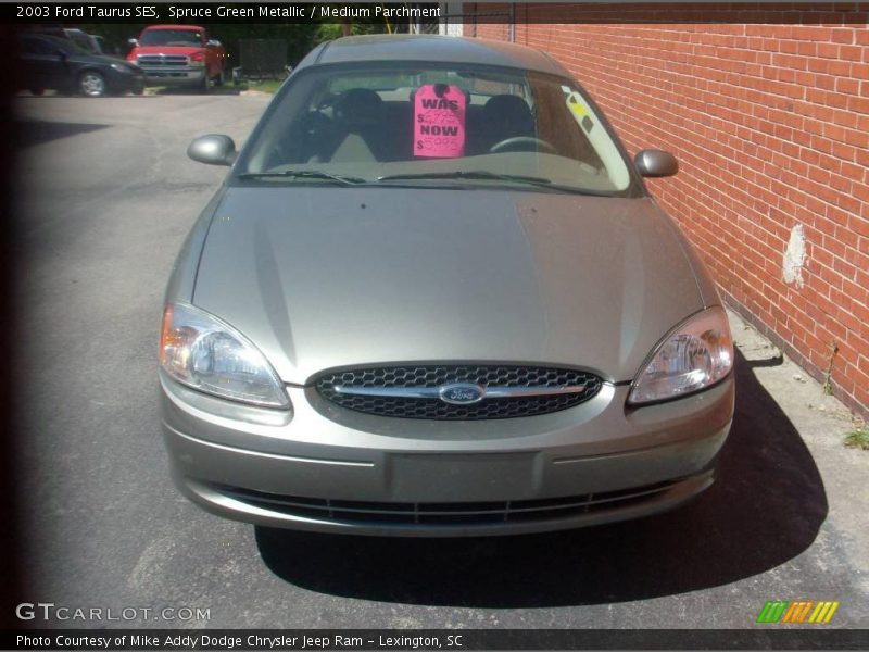 Spruce Green Metallic / Medium Parchment 2003 Ford Taurus SES