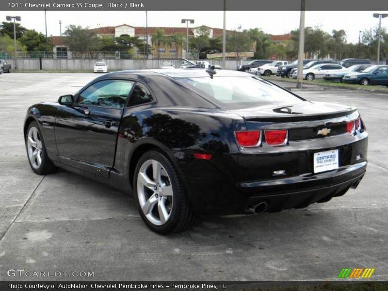 Black / Black 2011 Chevrolet Camaro SS Coupe