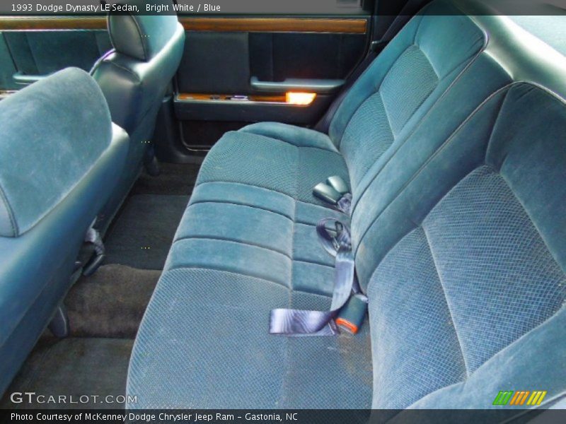Rear Seat of 1993 Dynasty LE Sedan