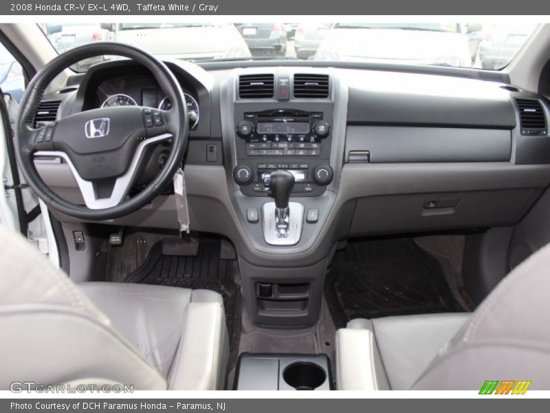 Taffeta White / Gray 2008 Honda CR-V EX-L 4WD