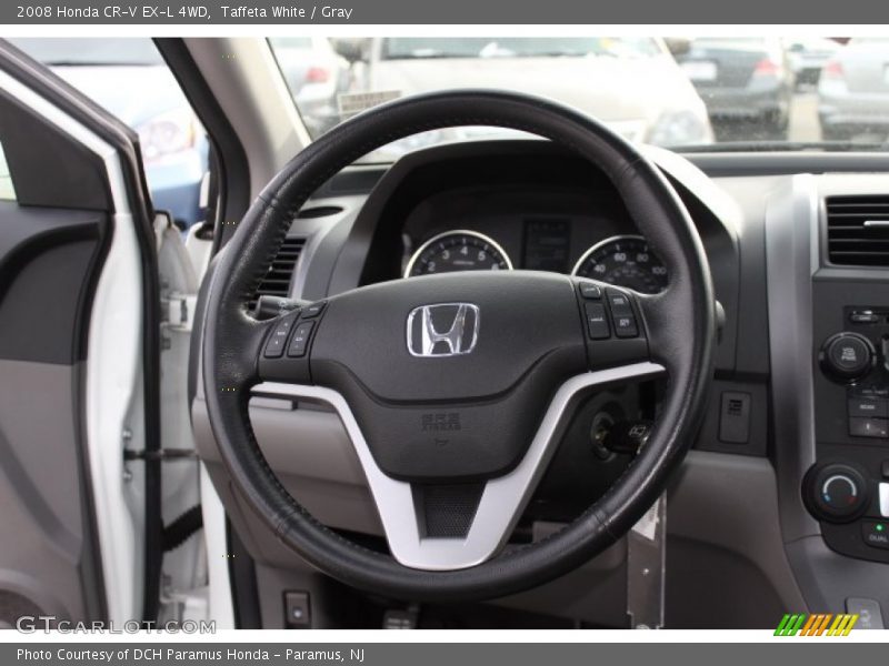 Taffeta White / Gray 2008 Honda CR-V EX-L 4WD