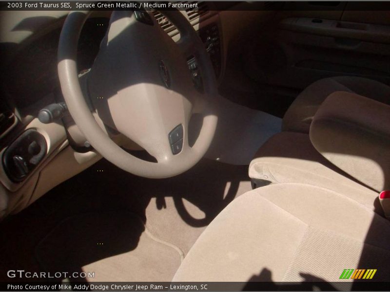 Spruce Green Metallic / Medium Parchment 2003 Ford Taurus SES