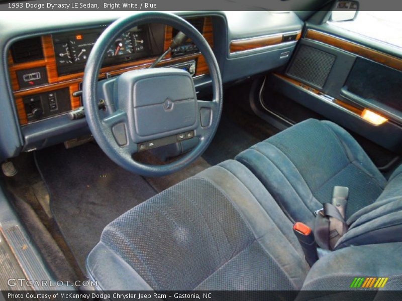 Blue Interior - 1993 Dynasty LE Sedan 