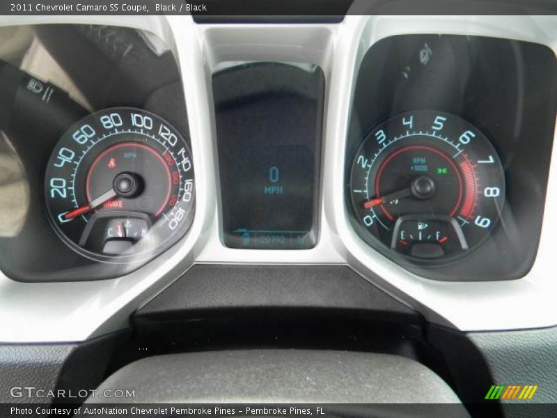 Black / Black 2011 Chevrolet Camaro SS Coupe