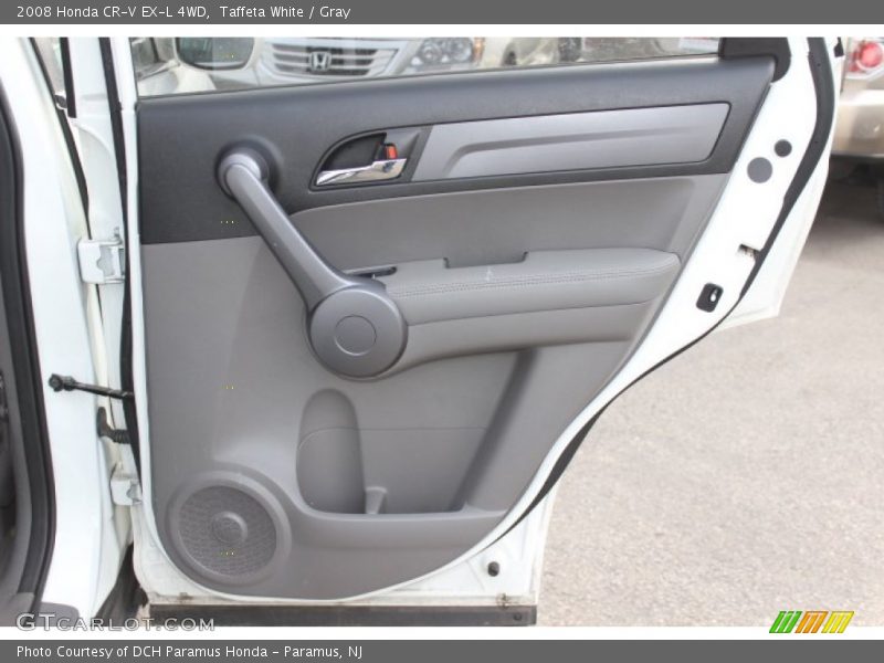 Taffeta White / Gray 2008 Honda CR-V EX-L 4WD