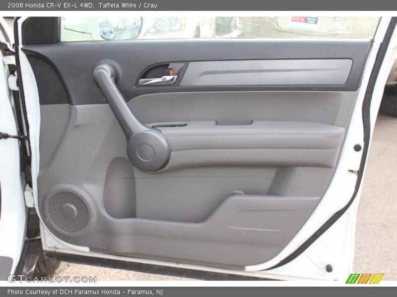 Taffeta White / Gray 2008 Honda CR-V EX-L 4WD