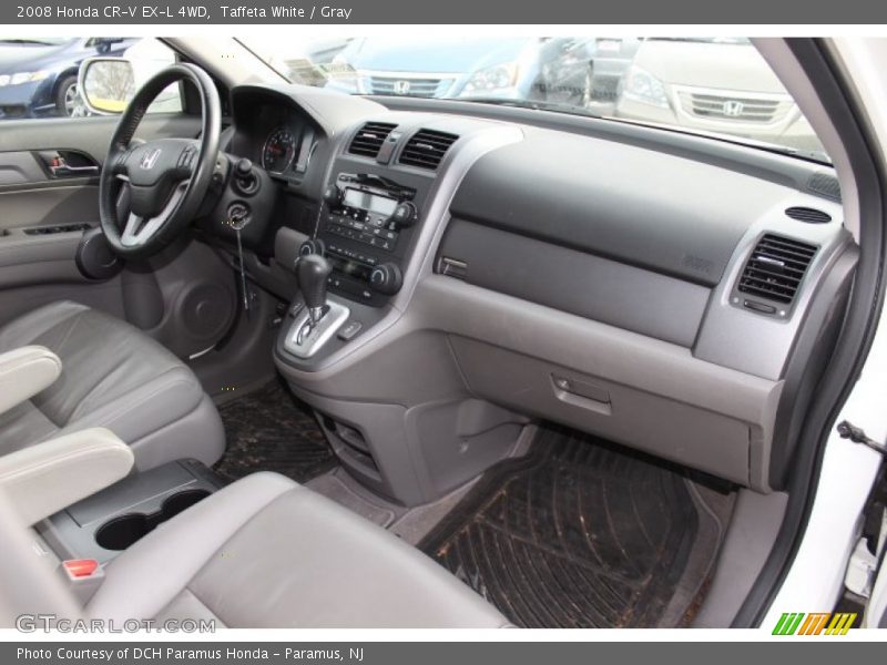 Taffeta White / Gray 2008 Honda CR-V EX-L 4WD