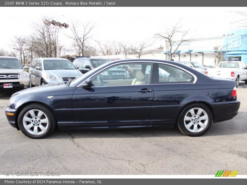 Monaco Blue Metallic / Sand 2005 BMW 3 Series 325i Coupe