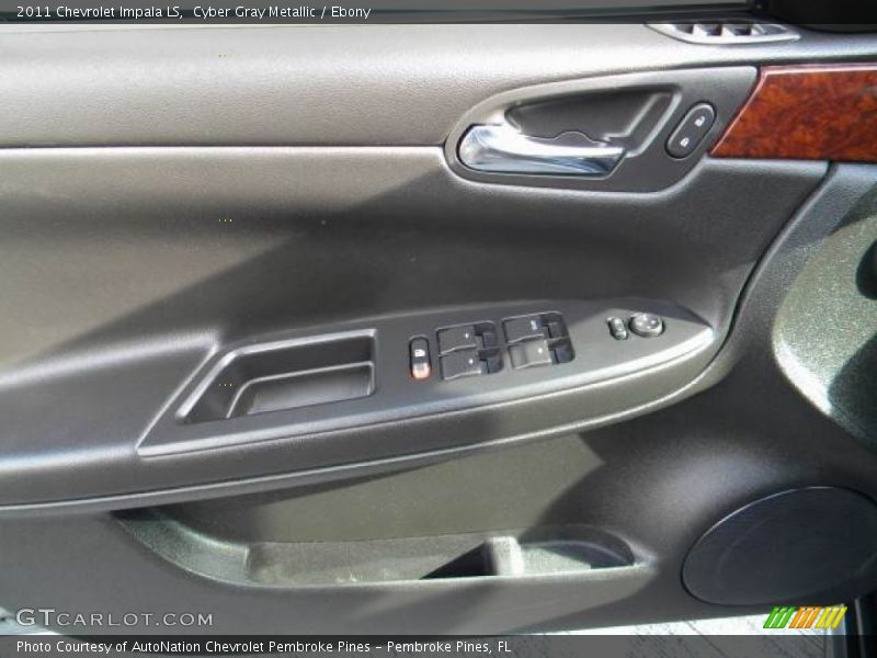 Cyber Gray Metallic / Ebony 2011 Chevrolet Impala LS
