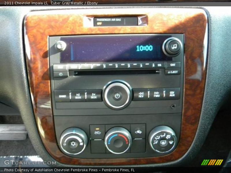 Cyber Gray Metallic / Ebony 2011 Chevrolet Impala LS