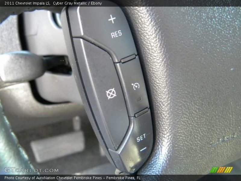 Cyber Gray Metallic / Ebony 2011 Chevrolet Impala LS