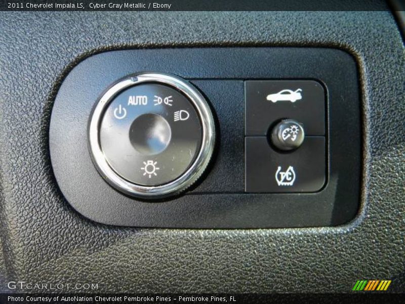 Cyber Gray Metallic / Ebony 2011 Chevrolet Impala LS