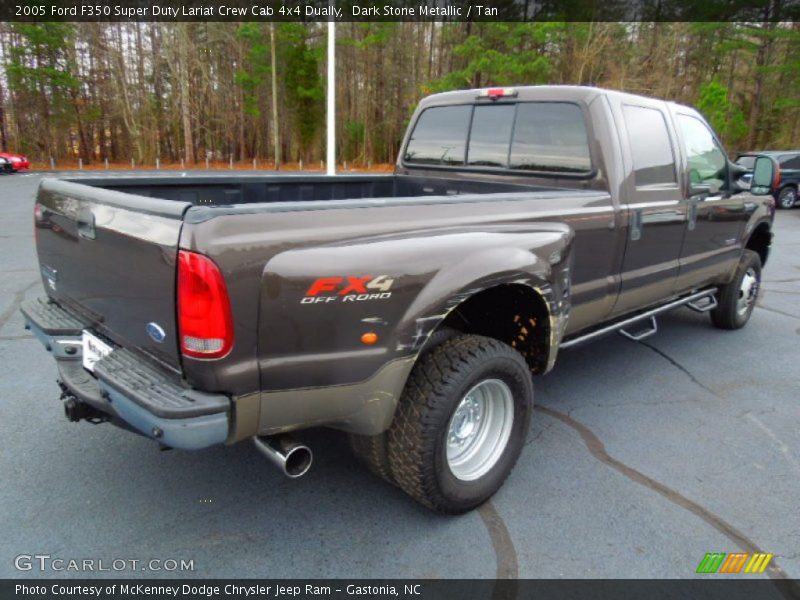  2005 F350 Super Duty Lariat Crew Cab 4x4 Dually Dark Stone Metallic