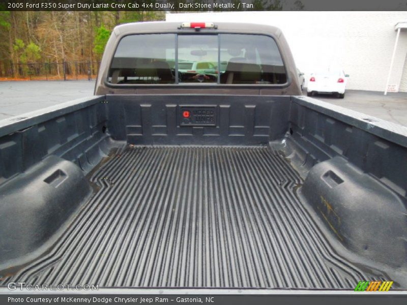 Dark Stone Metallic / Tan 2005 Ford F350 Super Duty Lariat Crew Cab 4x4 Dually